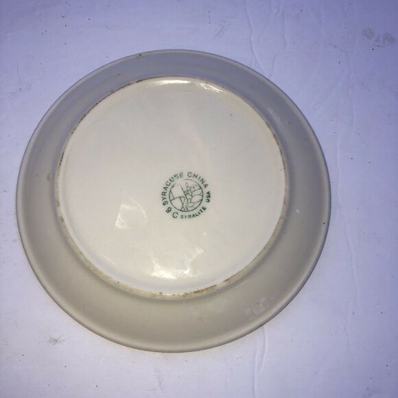 Vintage Portland Country Club 5.25" Plate Falmouth Foreside, Maine Syralite USA - Picture 4 of 5